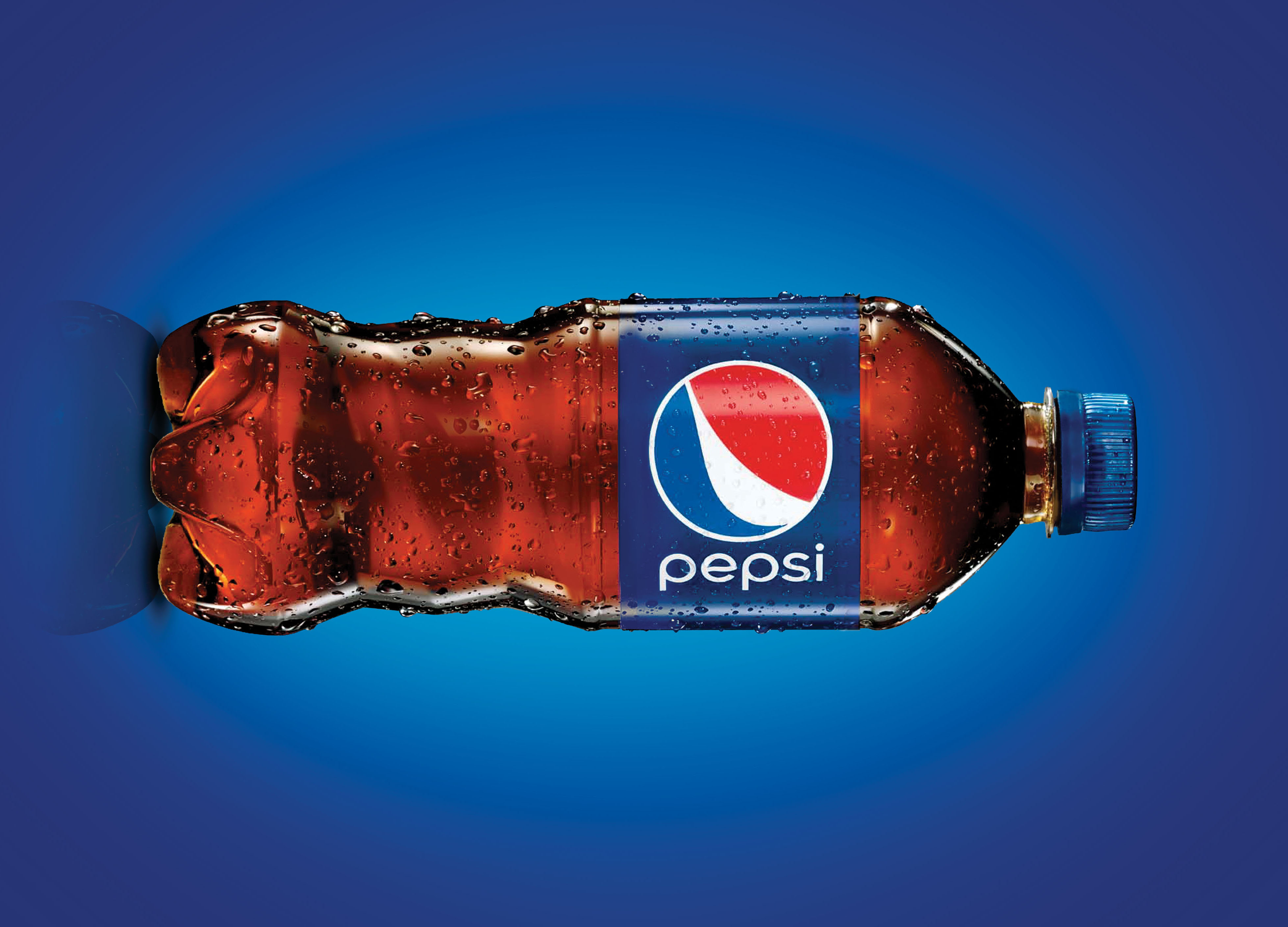 Pepsi cola swirl bottle